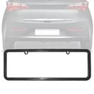 Par Moldura de Placa Preta Lisa Padrão 405x135mm Shekparts 02.001