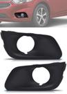 Par Moldura Farol de Milha GM Onix LT LTZ 2017 2018 2019 Joy 2020 2021