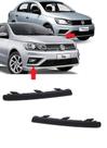 Par Moldura Friso Preto Parachoque Gol Voyage G8 Saveiro G7