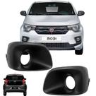 Par moldura grade farol de milha fiat mobi 2021 2022 2023 2024