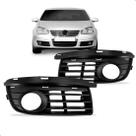 Par Moldura Grade Jetta 2007 2008 2009 2010 Com Furo Farol Milha