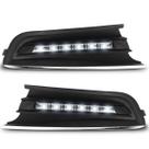 Par Moldura Grade Milha Gol Voyage G6 2013 2014 2015 2016 Acompanha Led Friso Cromado
