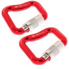 PAR Mosquetão Parapente Paraglider Rapel Alpinismo Aluminio Forjado 20kn