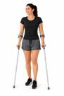 Par Muleta Canadense Articulada Hidrolight Suporta 130 KG