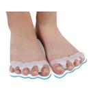 Par Órtese Joanete Halux Mindinho Correção Silicone 5 Dedos