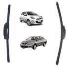 Par Palheta Aerofit Bosch Direita+Esquerda Nissan Versa 2011 A 2024