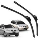 Par Palheta Dianteira Limpadora de Para-brisa Corolla Fielder 2002 a 2008 de Silicone