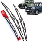 Par Palheta Dianteira Limpadora de Para-brisa Doblo 2001 a 2010 de Ferro