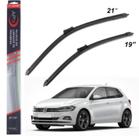 Par palheta dianteira slim 21/19 vw polo 13/18 especifica fixacao tl1