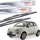 Par Palheta Limpador Bosch ECO Ferro Fiat 500 2012 Em Diante Par Palheta Limpador Bosch ECO Ferro Fiat 500 2012 Em Diante