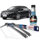Par Palheta Limpador Bosch Ford Fusion 2006 A 2013 + Brinde