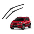 Par Palheta limpador de Parabrisa dianteiro CINOY Fiat Uno Vivace 2015 a 2020 cod 2416A
