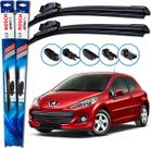 Par Palheta Limpador Parabrisa Bosch 207 / 207 SW / 207 Sedan / 207 Hoggar 2008 A 11 12 13 14 2015 Par Palheta Limpador Parabrisa Bosch 207 / 207 SW / 207 Sedan / 207 Hoggar 2008 A 11 12 13 14 2015