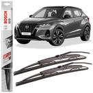 Par Palheta Limpador Parabrisa Bosch ECO Para Nissan Kicks