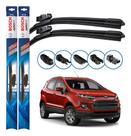 Par Palheta Limpador Parabrisa Bosch Ecosport 2013 A 2017 Preto