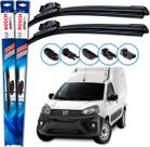 Par Palheta Limpador Parabrisa Bosch Fiorino Furgão / Pick-up 2022 2023 2024 2025