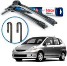 Par Palheta Limpador Parabrisa Bosch Fit 2003 04 05 06 07 08 Braço Gancho