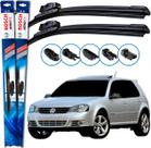 Par Palheta Limpador Parabrisa Bosch Golf 2008 2009 2010 2011 2012 2013