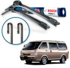 Par Palheta Limpador Parabrisa Bosch Kia Besta 1999 2000 2001 2002 2003 Braço Gancho Par Palheta Limpador Parabrisa Bosch Kia Besta 1999 2000 2001 2002 2003 Braço Gancho
