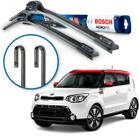 Par Palheta Limpador Parabrisa Bosch Kia Soul 2009 2010 2011 2012 2013 a 2024
