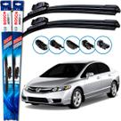 Par Palheta Limpador Parabrisa Civic 2007 2008 2009 2010 2011 Bosch Par Palheta Limpador Parabrisa Civic 2007 2008 2009 2010 2011 Bosch