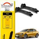 Par Palheta Limpador Parabrisa Dyna Original Polo 2017 a 2022 do Parabrisa Dianteiro