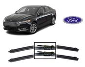 Par Palheta Limpador Parabrisa Ford Fusion 2013 Em Diante Par Palheta Limpador Parabrisa Ford Fusion 2013 Em Diante
