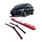 Par Palheta Limpador Parabrisa Honda Fit 2009 A 2014 E Tracker 14 Cinoy