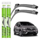 Par Palheta Original Valeo Limpador Parabrisa Encaixe Gancho Honda Fit 2015 A 2017