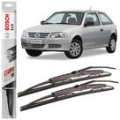 Par Palheta Parabrisa Bosch ECO Ferro VW Gol G3 G4