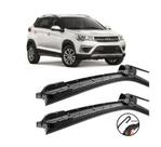 Par Palhetas Limpador Para-brisa Silicone Chery Tiggo 2