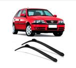 Par Palhetas Limpador Para-brisa Silicone Gol G3 1999 À 2005