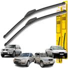Par Palhetas Limpador Parabrisa Courier Fiesta Pajero Tr4