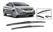 Par Palhetas Limpador Parabrisa Dianteiro Modelo Original para Hyundai Elantra 2011 A 2016