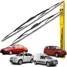Par Palhetas Limpador Parabrisa Fiorino Idea Uno Fit HB20