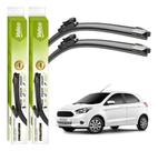 Par Palhetas Limpador Parabrisa Original Valeo Ford Ka 2015 A 2021