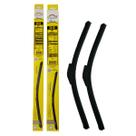 Par Palhetas Limpador Parabrisa Silicone Slim Blade Pajero