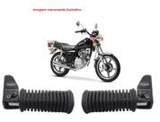 Par Pedaleira Traseira Com Suporte Moto Suzuki Intruder 125 Par Pedaleira Traseira Com Suporte Moto Suzuki Intruder 125