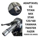 Par Peso Pesinho Guidão Honda Yamaha Modelo Bmw Cromado Titan CG Factor Fazer Twister