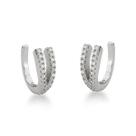 Par Piercing Fake V Prata 925