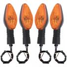 Par Pisca Seta Dianteiro Traseira da Moto 150/160 Cg Titan Fan Cbx,cb Xre