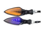 Par Pisca Seta Esportivo 22 Leds - Faixa Azul Sequencial Par Pisca Seta Esportivo 22 Leds - Faixa Azul Sequencial