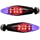 Par Pisca Seta Esportivo Universal em LED Vermelho Colorido