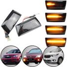 Par Pisca Seta Sequencial GM Chevrolet Cruze Vectra Spin Cobalt Sonic Lâmpada Lanterna Led Sinal repetidor Dianteiro