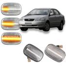 Par Pisca Seta Sequencial Toyota Corolla ano 2002 a 2008 led dinâmica sedan sinal repetidor original 1.8 16v Se-g Xei Xli S Xli