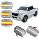 Par Pisca Seta Sequencial Toyota Hilux Ano 2005 até 2015 SR SRV para-lama led sinal repetidor 3.0 Dx Srv 2.5 2.7 Dupla Simples 4x4 4x2 Std