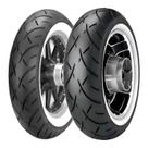 Par Pneu 100 90 19 130 90b 16 Metzeler Me888 Faixa Branca