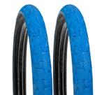 Par Pneu Balão Vee Flame Bike Wheeling Aro 26 X 2.50 Azul