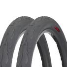 Par Pneu Bicicleta Arisun Flame Aro 24X2.125 Balão Slick Largo Mtb