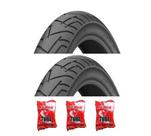 Par Pneu Bike Levorin Praieiro Aro 26x1.95 + 3 Camaras Kenda